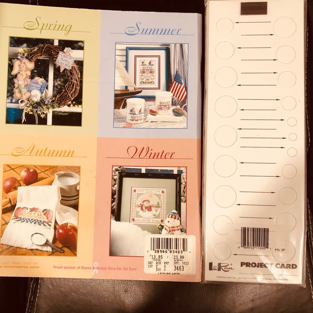 Something for every Season, 56 Counted Cross Stitch Patterns & Thread Organizer - Picture 2 of 10